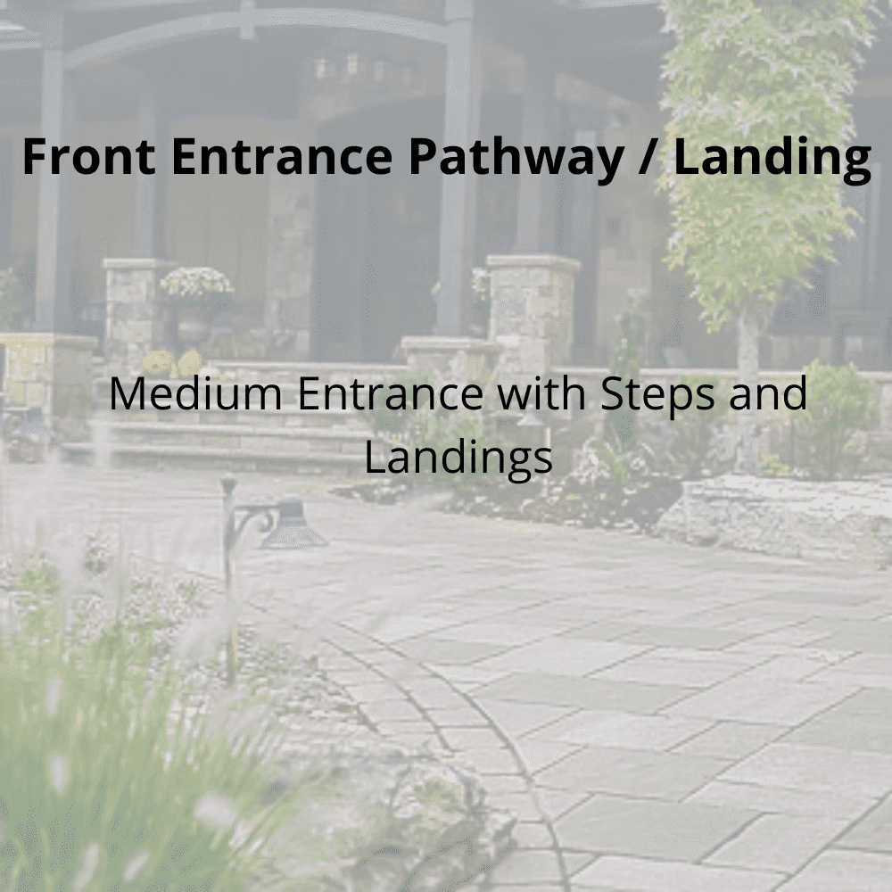 Entrance Pathway Landing-M